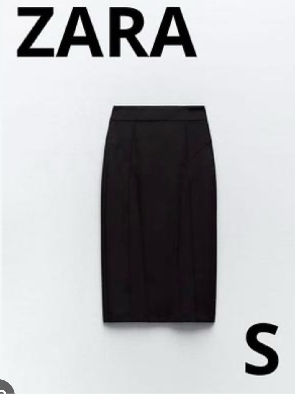 ZARA Black Pencil Skirt - Sleek Tailored Fit
